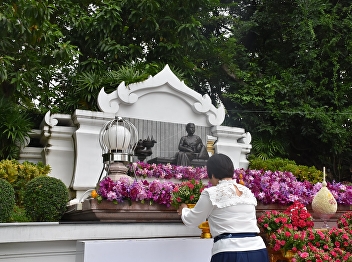 The religious ceremony of merit-making
on the occasion of the Queen Sunandha
Kumariratana’s 158th