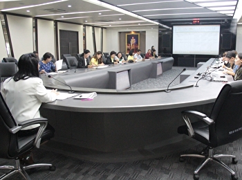 เข้าร่วมประชุมการชี้แจงแนวทางการจัดสรรการวิจัย
R2R สำหรับสายสนับสนุนวิชาการ ประจำปี2562