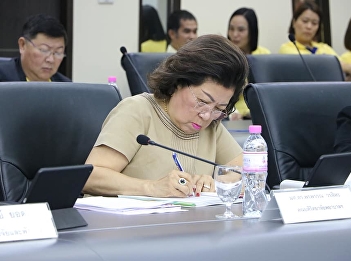 The Dean of the College of Nursing and
Health attended Suan Sunandha Rajabhat
University Executive Committee meeting.