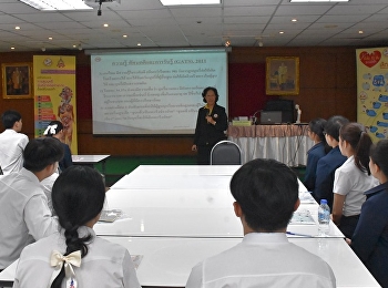 โครงการพัฒนาศักยภาพแกนนำนักศึกษาพยาบาล
เพื่อสร้างสังคมไทยปลอดบุหรี่
ให้กับนักศึกษาชมรมนักศึกษาพยาบาล