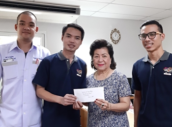 ศิษย์เก่าพยาบาลสวนสุนันทา กลุ่ม
“Gentleman Nurse”
นำกระเช้าเข้าสวัสดีผู้ช่วยศาสตราจารย์
ดร.พรพรรณ วรสีหะ
คณบดีวิทยาลัยพยาบาลและสุขภาพ
พร้อมประชาสัมพันธ์โครงการ Gentlemen
Nurse แบ่งปันเพื่อน้อง ครั้งที่ 3