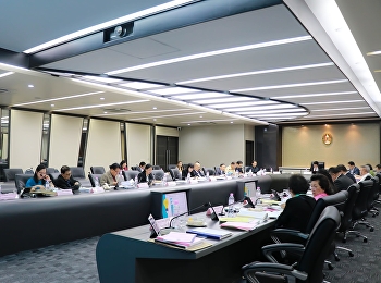 คณบดีวิทยาลัยพยาบาลและสุขภาพ
เข้าร่วมการประชุมสภาวิชาการ ครั้งที่
1/2563