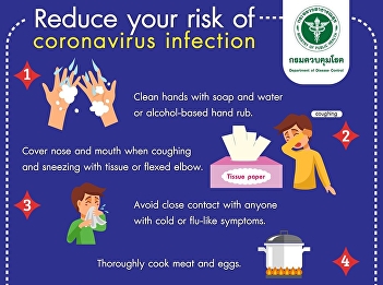 Department of Disease Control recommend
how to prevent pneumonia from the corona
virus.