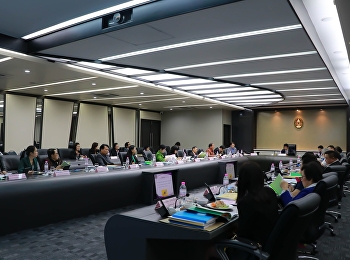 คณบดีวิทยาลัยพยาบาลและสุขภาพ
เข้าร่วมการประชุมสภาวิชาการ ครั้งที่
2/2563