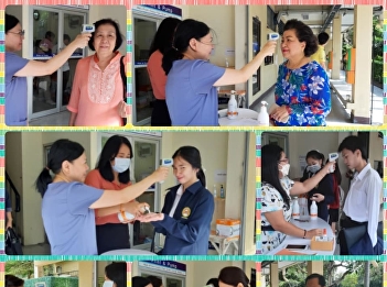 College of Nursing and Health. Providing
screening services to monitor and
prevent the outbreak of COVID-19.