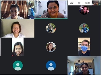College of Nursing and Health Personnel
Attend a meeting of quality assurance
personnel through the Google Hangouts
Meet application.