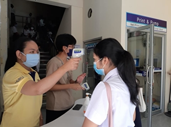 วิทยาลัยพยาบาลและสุขภาพ
ให้บริการตรวจคัดกรองเพื่อเฝ้าระวังและป้องกันการระบาดของเชื้อไวรัส
COVID-19 ให้กับอาจารย์ เจ้าหน้าที่
นักศึกษา
และบุคคลภายนอกที่มาติดต่อหน่วยงานต่างๆ