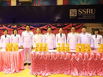 College of Nursing and Health joined the
blessing ceremony on the birthday of His
Majesty the King
