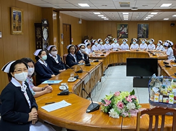 College of Nursing and Health The 4th
year students in the Bachelor of Nursing
Science program attend an orientation
for intensive clinical nursing practice.
From the nursing department at various
nursing practice centers