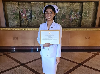 ศิษย์เก่าวิทยาลัยพยาบาลและสุขภาพ รุ่นที่
10
เข้ารับเกียรติบัตรนักศึกษาพยาบาลดีเด่น
ประจำปีการศึกษา 2562