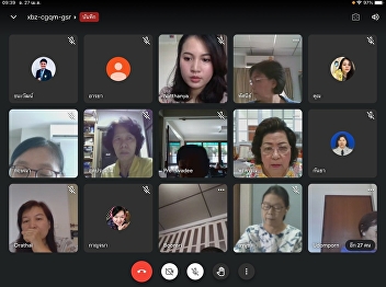 Teacher and staff meeting April 2021,
Online type via Application Google Meet