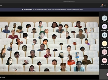 The second year student meeting of the
Bachelor of Nursing Science Program on
Online Instructional Management in the
Situation of the COVID-19 Outbreak
Situation via Application Microsoft
Teams.