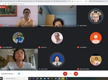 การประชุมเตรียมความพร้อมการเขียนรายงานการประเมินตนเอง
(SAR) ระดับหลักสูตร