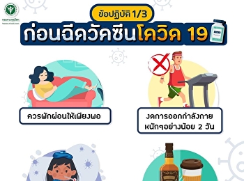 Guidelines after getting vaccinated with
COVID 19