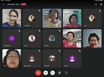 Preparation meeting for writing a
self-assessment report (SAR) at the
course level