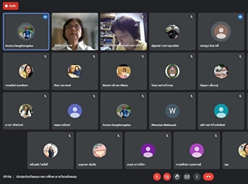 Meeting to prepare for writing a report
on the internal quality assurance
assessment at the faculty level