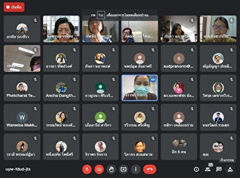 Meeting of the course committee through
the Google Meet application