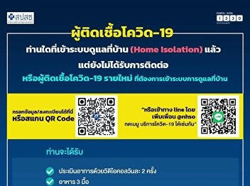 Covid-19 infected people who have not
entered the treatment system, what
should I do?