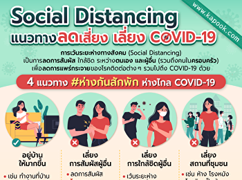 แนวทาง ลดเสี่ยง เลี่ยง COVID-19