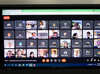 คณบดีวิทยาลัยพยาบาลและสุขภาพ
เข้าร่วมการประชุมสภาวิชาการ ครั้งที่
9/2564