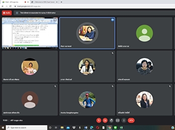 A meeting to prepare for writing a
self-assessment report for accreditation
of an educational institution in nursing
and midwifery. in indicator 10 and
indicator 11