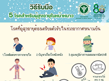 How to cope with 5 diseases for the
elderly in winter