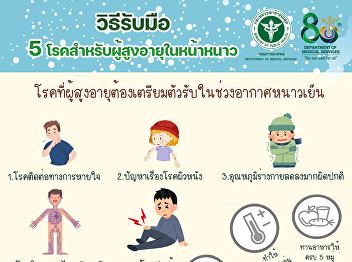 How to cope with 5 diseases for the
elderly in winter