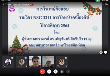 Nursing course workshop project in the
course of primary disease treatment 2nd
semester, academic year 2021, online via
Google Meet application