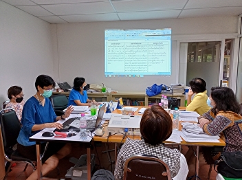 Self-Assessment Report Writing
Conference for Accreditation of the
Institute of Nursing and Midwifery
together with the dean of various
departments and teachers responsible for
the course