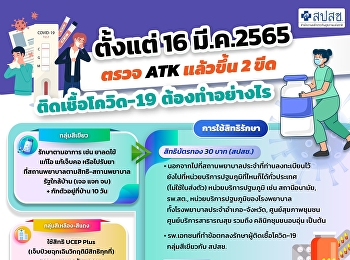 ATK test shows 2 lines, infected with
COVID-19 What should I do?