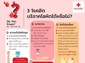 3 Hits can donate blood?