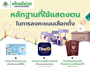 Suan Sunandha Rajabhat University Invite
teachers, staff, students to exercise
their right to vote.