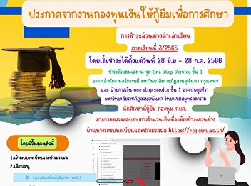 Announcement from the Student Loan Fund
event Tuition fee difference payment,
semester 3/2022