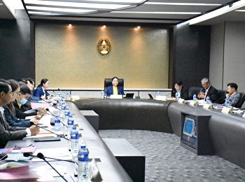 President of Suan Sunandha Rajabhat
University Chaired the Suan Sunandha
Rajabhat University Executive Committee
meeting No. 102566 at the University
Council meeting room
