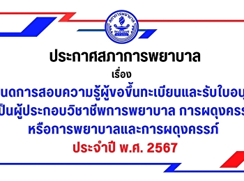 Nursing Council Re: Schedule of
knowledge examination for applicants for
registration and license as nursing
practitioners Midwifery or Nursing and
Midwifery Year 2024