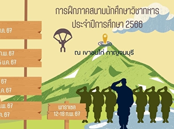 ประกาศแจ้งไปยังน้องๆ นักศึกษาวิชาทหาร
