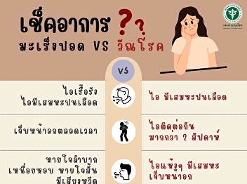 Let's see the difference between
tuberculosis and lung cancer.