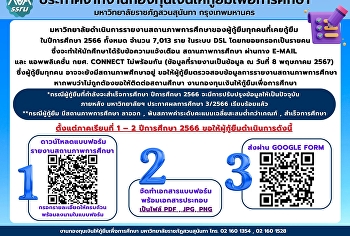 Announcement from the Student Loan Fund
event Suan Sunandha Rajabhat University,
Bangkok