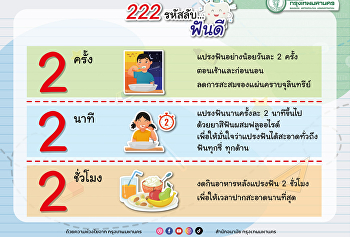 222 รหัสลับฟันดี  รหัสที่ว่านี้
มีความหมายที่สามารถจำได้ง่ายๆ
