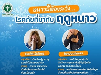 This winter, be careful of diseases that
come with winter