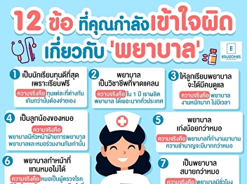 Know the truth! 12 things you are
misunderstanding about '#nurses'