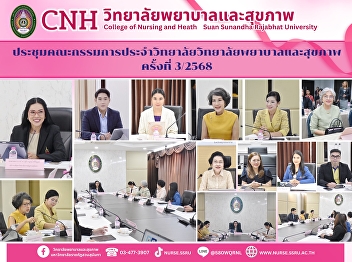 Meeting of the College of Nursing and
Health Committee No. 3/2025