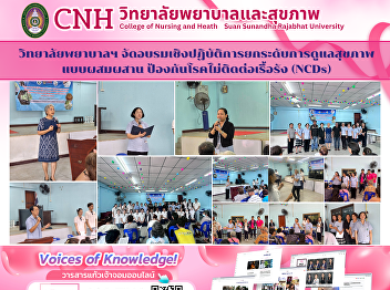 Workshop on Enhancing Integrated Health
Care for the Prevention of
Non-Communicable Diseases (NCDs)