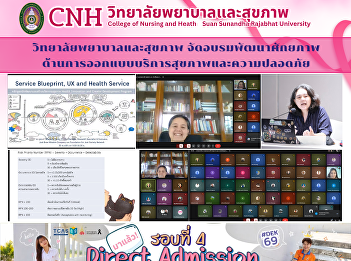 The College of Nursing and Health
Sciences organized a capacity building
training program in healthcare service
design and safety.