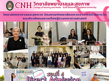 The College of Nursing and Health
Sciences organized a training workshop
to enhance faculty capabilities in
measurement and evaluation of nursing
learning.